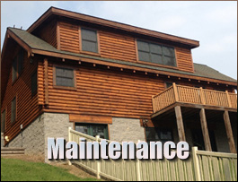  Essie, Kentucky Log Home Maintenance
