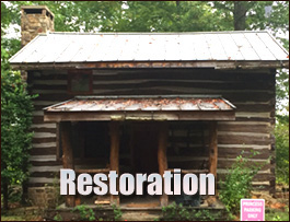 Historic Log Cabin Restoration  Essie, Kentucky